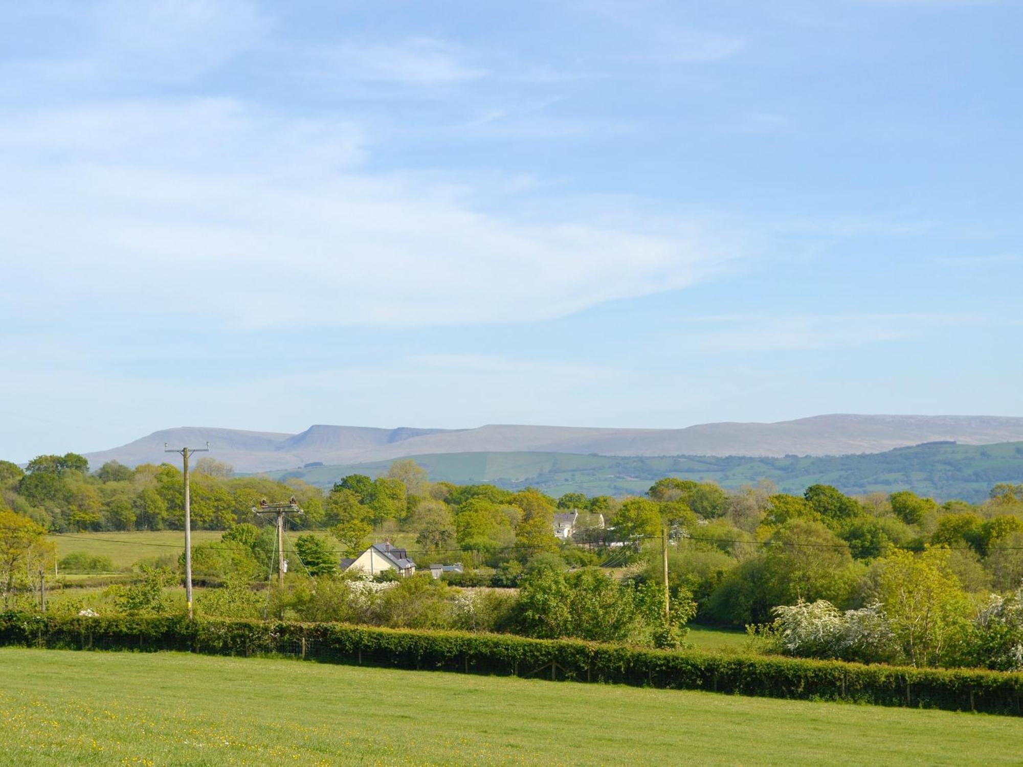 Maes Y Bryn Farmhouse Llanwrda Eksteriør billede